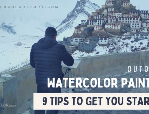 OUTDOOR PAINTING IN WATERCOLORS | 9 PRO TIPS